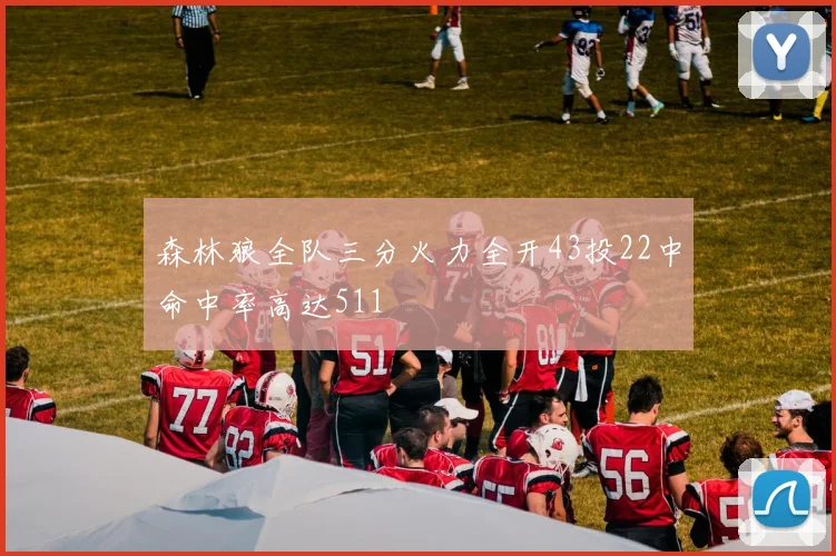 森林狼全队三分火力全开43投22中命中率高达511