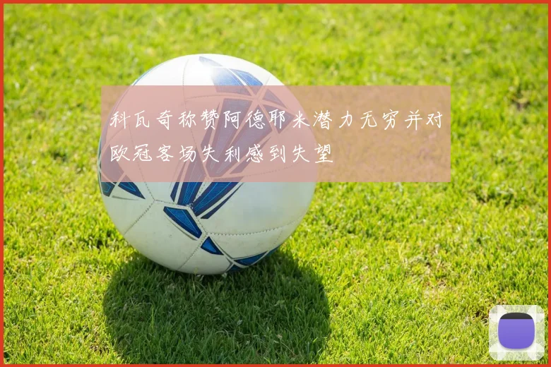 科瓦奇称赞阿德耶米潜力无穷并对欧冠客场失利感到失望